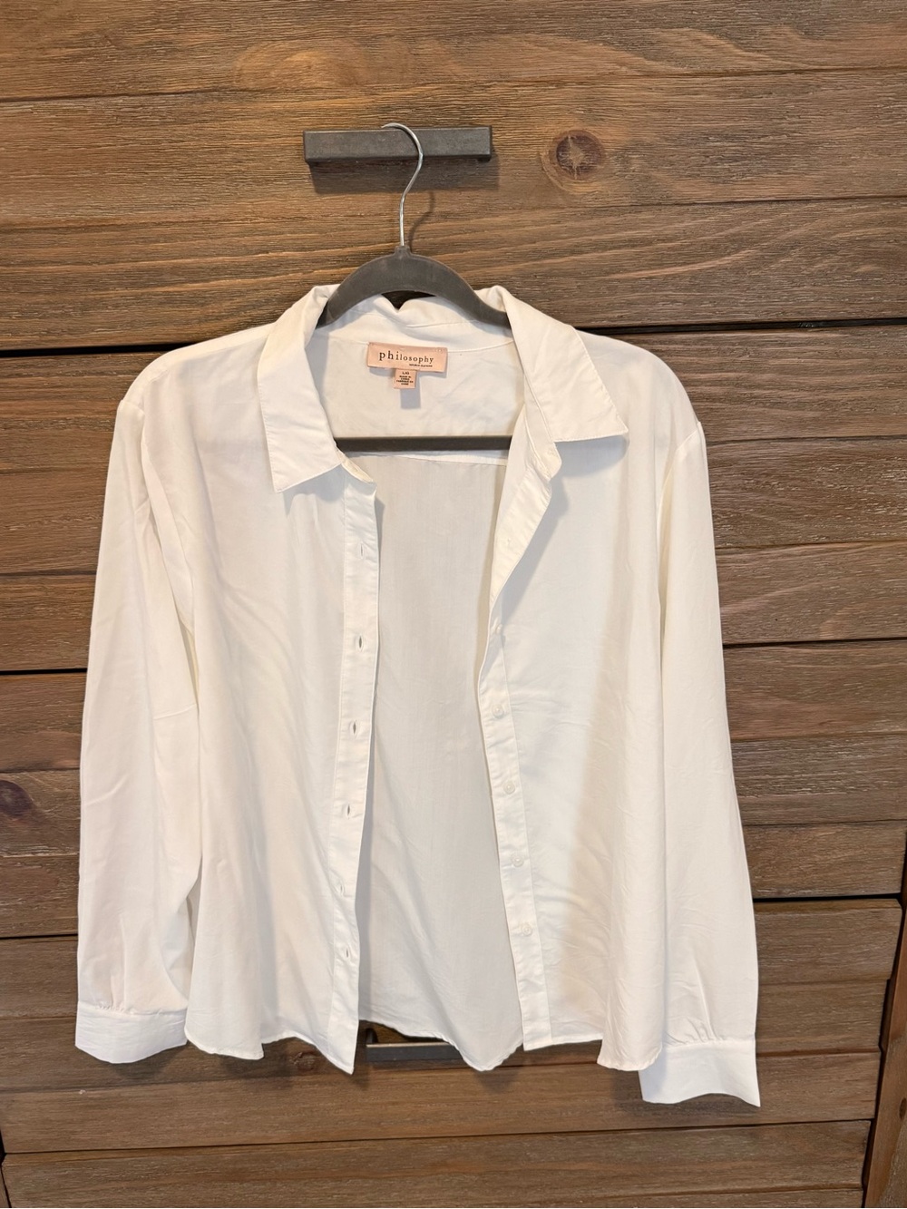 Philosophy Crisp White Button-Down Shirt